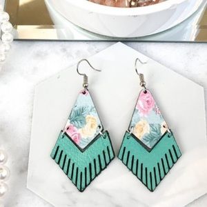 Fringe Leather Earrings